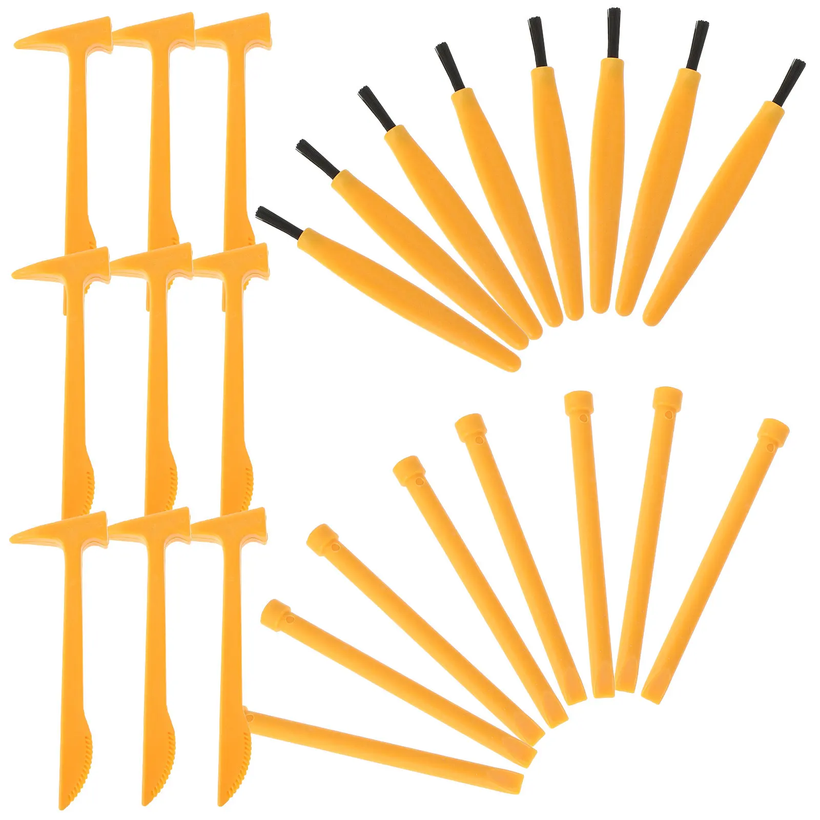 30Pcs Dinosaur Excavation Kit Plastic Hammer Chisel Brush Set Educational Science Digging Tools for Kids Archaeological Digging
30Pcs Dinosaur Excavation Kit Plastic Hammer Chisel Brush Set Educational Science Digging Tools for Kids Archaeological Digging