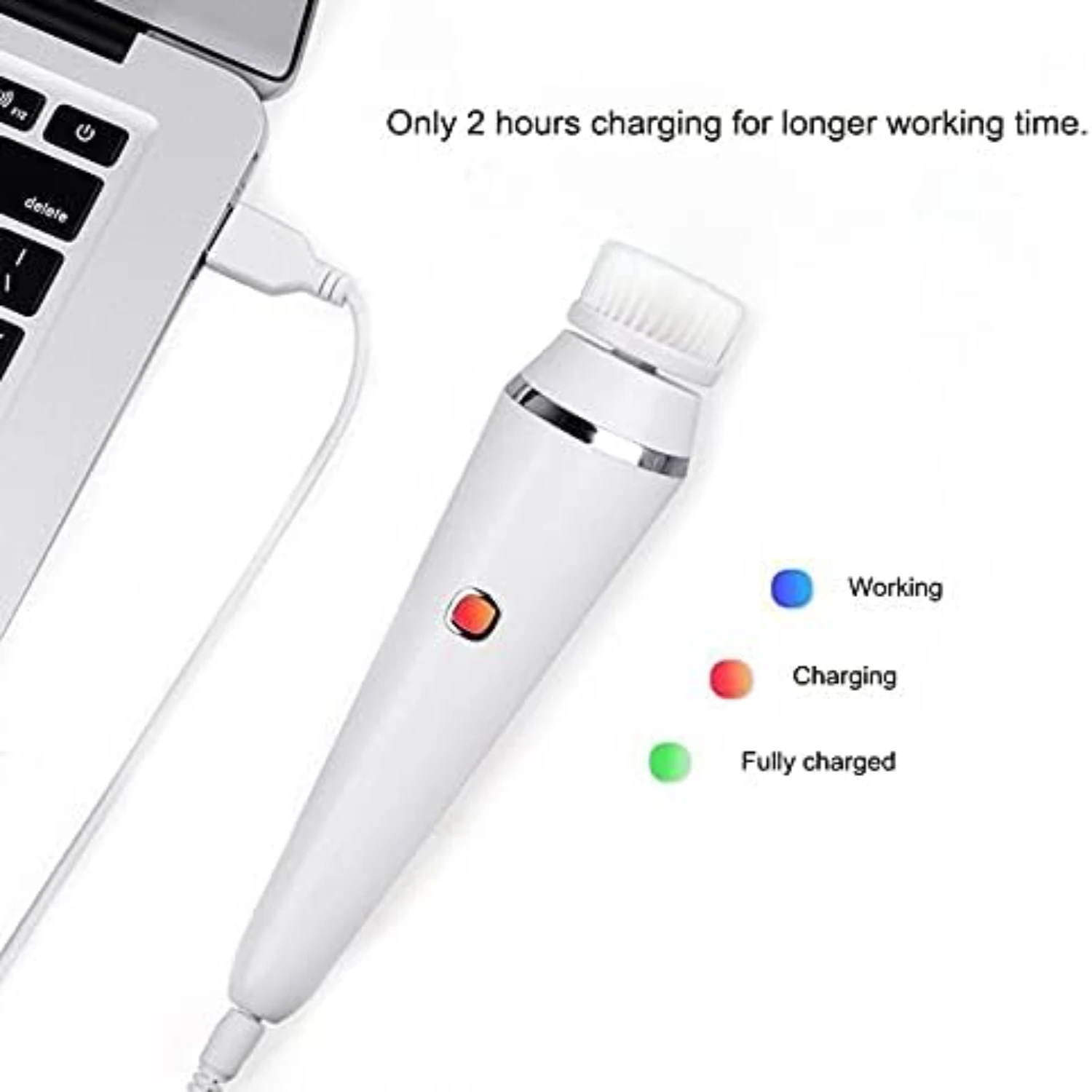 Rechargeable Waterproof 4-in-1 Facial Cleansing Brush for Deep Cleansing, Exfoliating, and Skin Care
Rechargeable Waterproof 4-in-1 Facial Cleansing Brush for Deep Cleansing, Exfoliating, and Skin Care