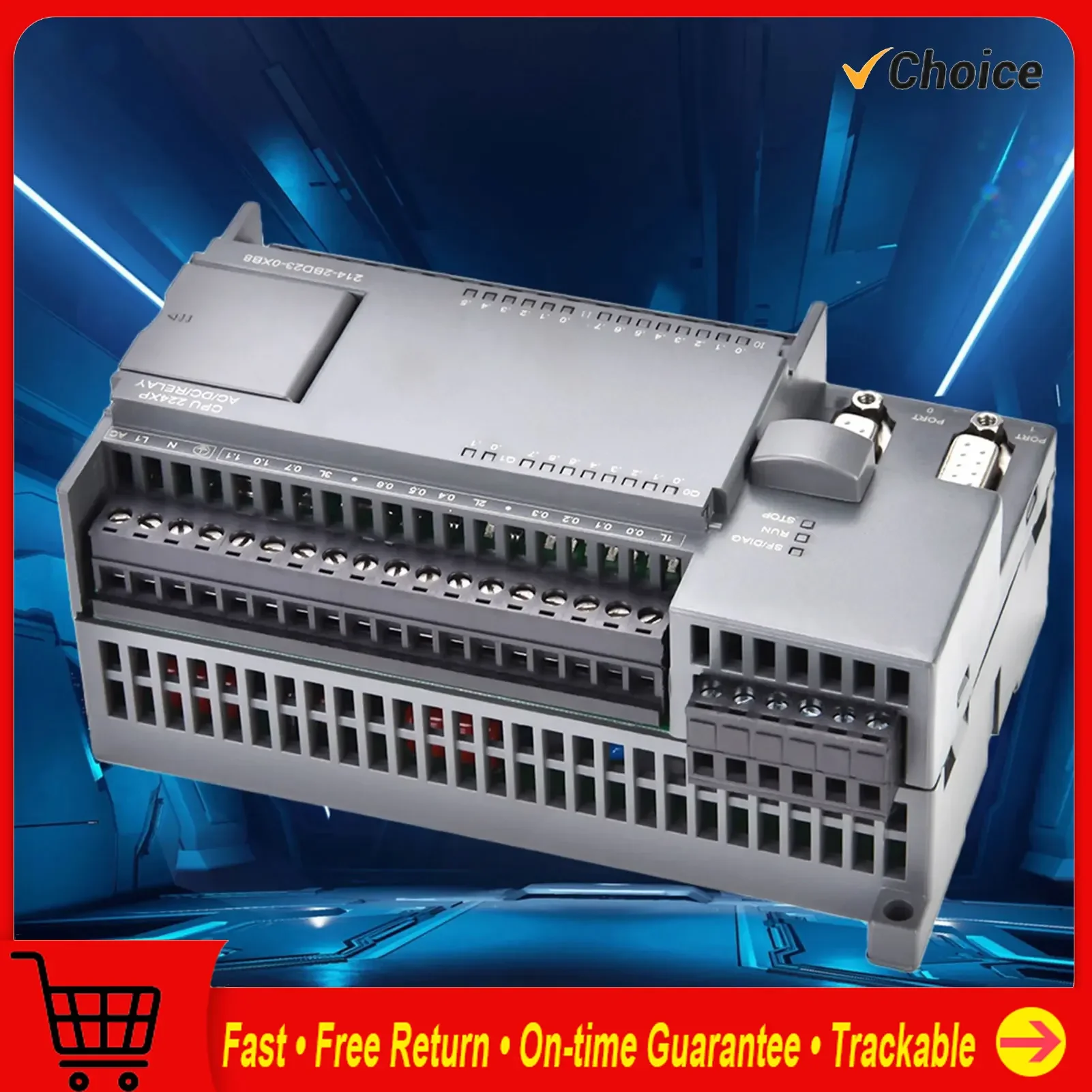 PLC Programmable Controller Programmable Logic Controller 220V PLC S7-200 CPU224XP RELAY Output Programmable Logic Controller