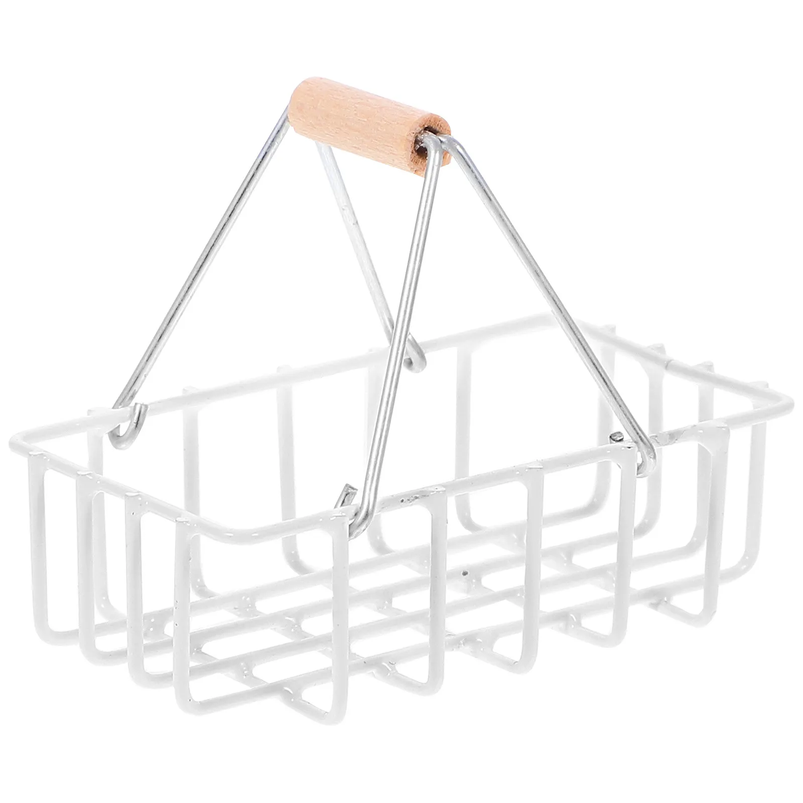 Mini Shopping Basket Iron Small Dollhouse Grocery Basket Decorative Ornament Prop Storage for Miniature House Supplies
Mini Shopping Basket Iron Small Dollhouse Grocery Basket Decorative Ornament Prop Storage for Miniature House Supplies