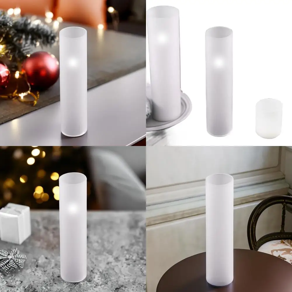 Set of 6, 2.5 Wide x 14 Tall, Roasted Glass Candle Holders with Open-Ended Cylinders and Chimney Tube Shades
Set of 6, 2.5 Wide x 14 Tall, Roasted Glass Candle Holders with Open-Ended Cylinders and Chimney Tube Shades