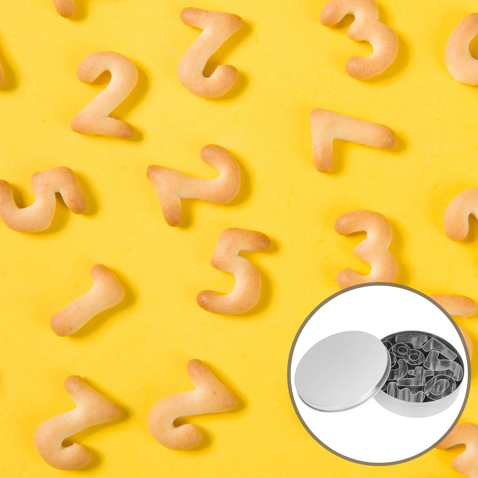 1Set Creative Number Biscuit Molds Stainless Steel Cookie Cutters Non-Stick Baking Tools for Kitchen DIY Biscuits Making
1Set Creative Number Biscuit Molds Stainless Steel Cookie Cutters Non-Stick Baking Tools for Kitchen DIY Biscuits Making