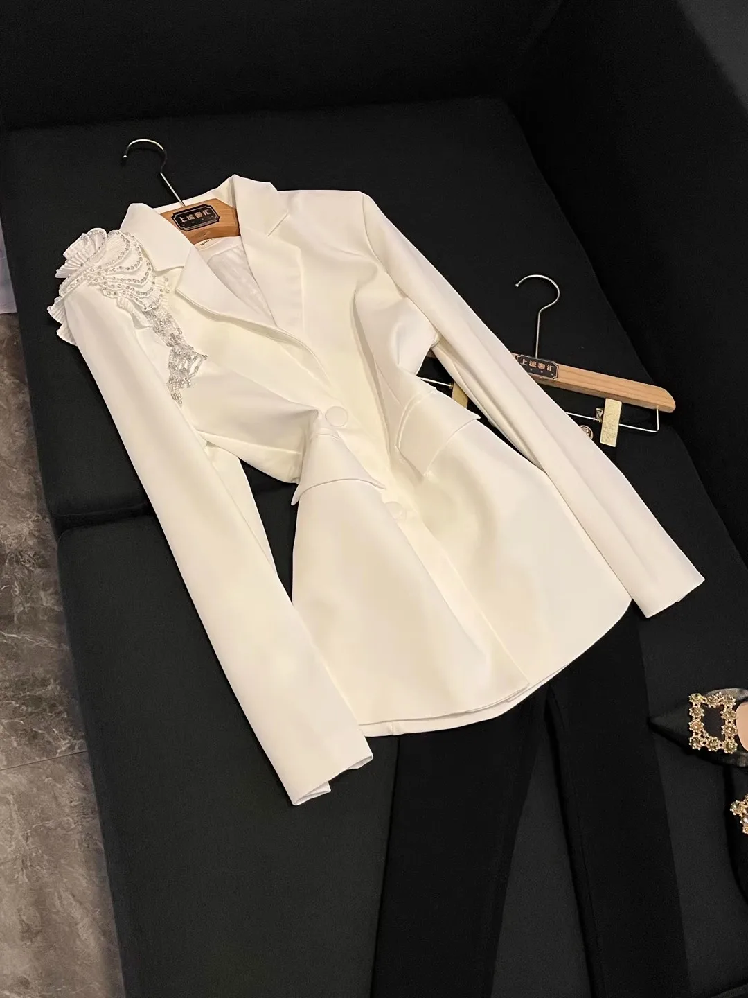 White Tassel Suit Jaet Commute Top Women's Premium Feel Winter 2025 New Arrival Busin Casual Long Sve Embroidered
White Tassel Suit Jaet Commute Top Women's Premium Feel Winter 2025 New Arrival Busin Casual Long Sve Embroidered