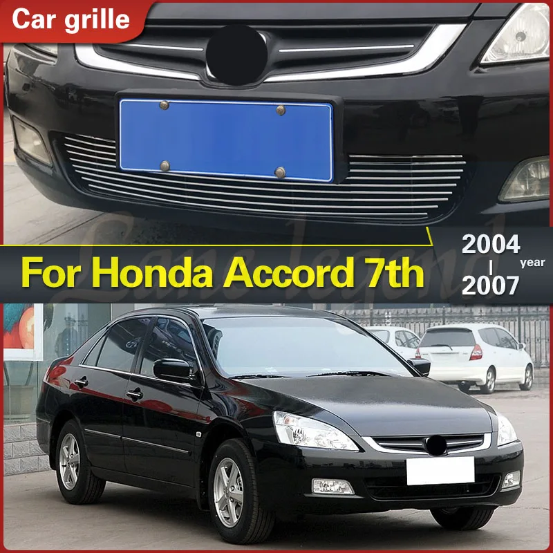 For Honda Accord Grille 2003 -2007 Year Stainless Steel Refitt Front Center Racing Grille Cover Accessorie Body Refit Kit
For Honda Accord Grille 2003 -2007 Year Stainless Steel Refitt Front Center Racing Grille Cover Accessorie Body Refit Kit