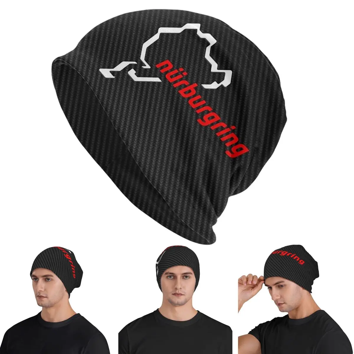 Nurburgring Carbon Fiber White Red Skullies Beanies Hats Warm Autumn Winter Outdoor Cap Knitted Bonnet Caps for Men Women Adult
Nurburgring Carbon Fiber White Red Skullies Beanies Hats Warm Autumn Winter Outdoor Cap Knitted Bonnet Caps for Men Women Adult