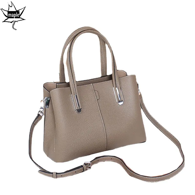 2022 Simple Large Capacity Grey Winter Tote Bag 100% First Layer Cow Leather Women Handbag High Quality Casual Shoulder Bag
2022 Simple Large Capacity Grey Winter Tote Bag 100% First Layer Cow Leather Women Handbag High Quality Casual Shoulder Bag