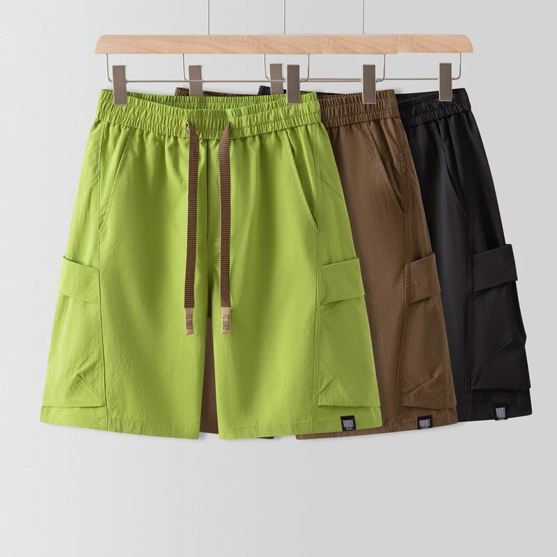 Men's Cargo Shorts, Quick Dry Breathable Multi-Pocket Casual Pants with Elastic Waist for Outdoor and Daily Summer Wear
Men's Cargo Shorts, Quick Dry Breathable Multi-Pocket Casual Pants with Elastic Waist for Outdoor and Daily Summer Wear