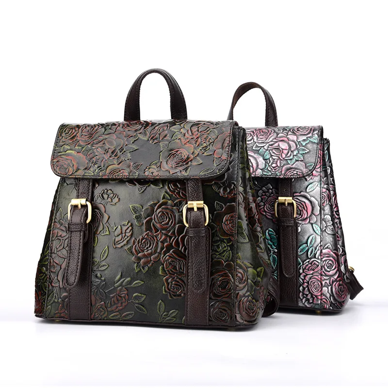 Hand-polished women's backpack, genuine leather, casual trend college style embossed backpack, fashionable, simple and versatile
Hand-polished women's backpack, genuine leather, casual trend college style embossed backpack, fashionable, simple and versatile