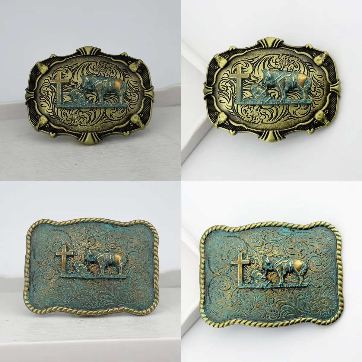 Western windfall zinc alloy horse-leading prayer cross belt buckle cowboy American and European foreign trade cross-border class
Western windfall zinc alloy horse-leading prayer cross belt buckle cowboy American and European foreign trade cross-border class