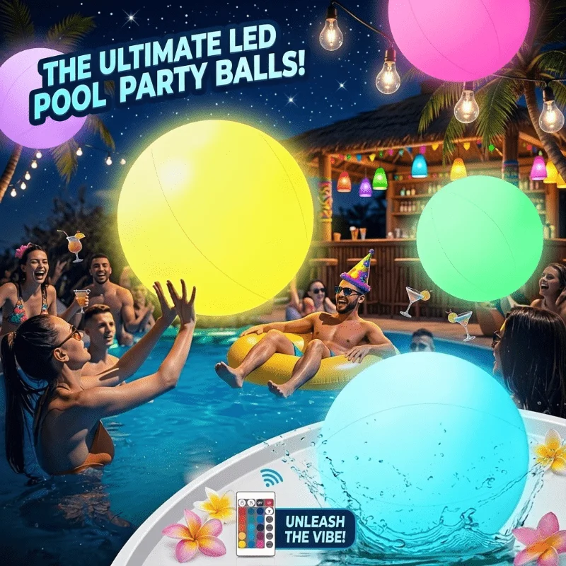20CM Luminous LED Throwing Ball Luminous Ball Inflatable Swimming Pool Toy Beach LED Ball Landscape Decor Garden Lawn Light
20CM Luminous LED Throwing Ball Luminous Ball Inflatable Swimming Pool Toy Beach LED Ball Landscape Decor Garden Lawn Light