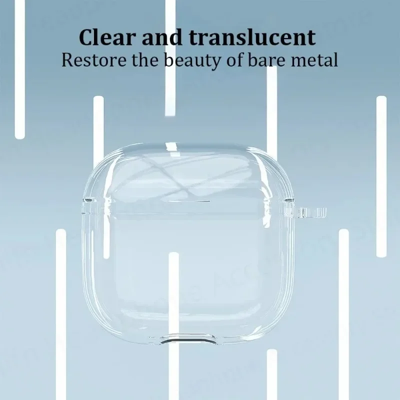For AirPods Pro 3, Premium Clear Soft TPU Shock-Absorbing Case LED Visible Portable Protective Cover
For AirPods Pro 3, Premium Clear Soft TPU Shock-Absorbing Case LED Visible Portable Protective Cover