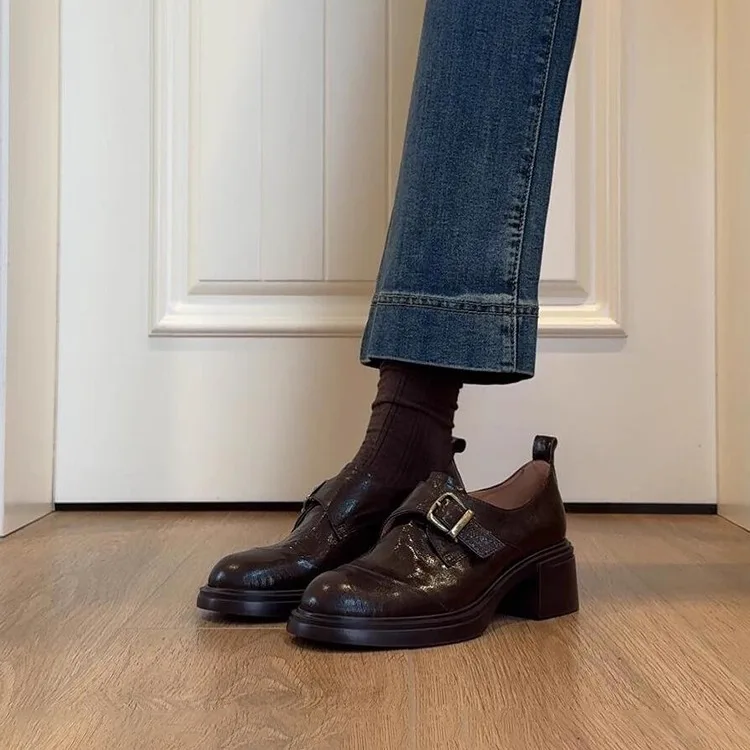 Женские туфли в стиле ретро с ремешком 2026 Le, простые повседневные туфли на толстом каблуке в британском стиле, маленькие кожаные туфли
Женские туфли в стиле ретро с ремешком 2026 Le, простые повседневные туфли на толстом каблуке в британском стиле, маленькие кожаные туфли