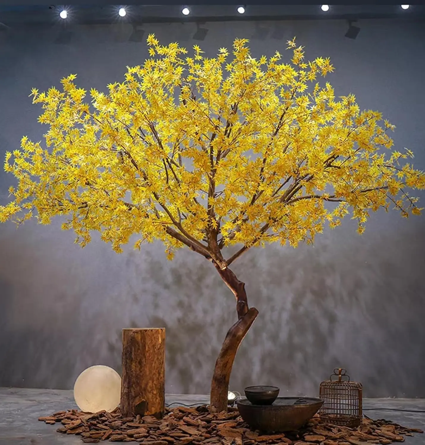 Large Yellow Maple Artificial Tree Silk Maple Tree Autumn Faux Fall Tree for Indoor/Outdoor Modern Home Decor Scenery
Large Yellow Maple Artificial Tree Silk Maple Tree Autumn Faux Fall Tree for Indoor/Outdoor Modern Home Decor Scenery