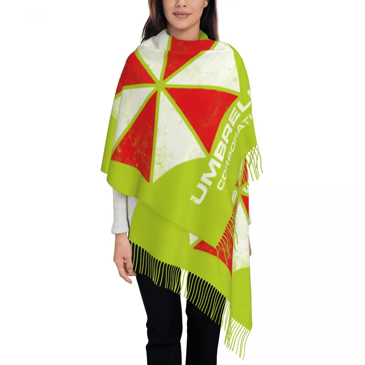 Fashion Umbrella Corporation Tassel Scarf Women Winter Warm Shawl Wrap Ladies Video Game Scarves
Fashion Umbrella Corporation Tassel Scarf Women Winter Warm Shawl Wrap Ladies Video Game Scarves