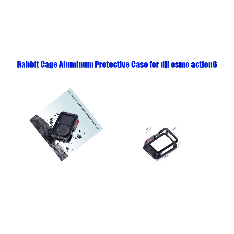 Rabbit Cage Aluminum Protective Case for dji osmo action6, Multifunctional Metal Frame Expansion Adapter Mount
Rabbit Cage Aluminum Protective Case for dji osmo action6, Multifunctional Metal Frame Expansion Adapter Mount
