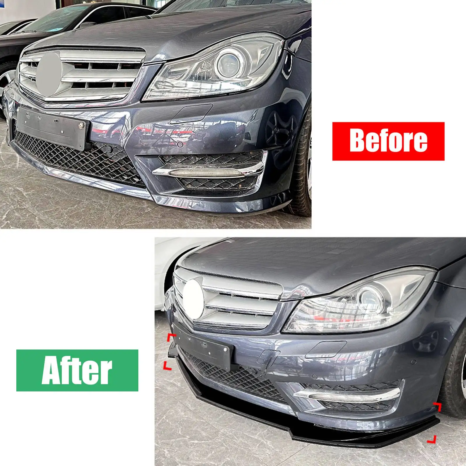 For Benz C-Class W204 S204 AMG Line 2011-2014 Front Bumper Spoiler Lip Blade Lower Splitter Protector
For Benz C-Class W204 S204 AMG Line 2011-2014 Front Bumper Spoiler Lip Blade Lower Splitter Protector