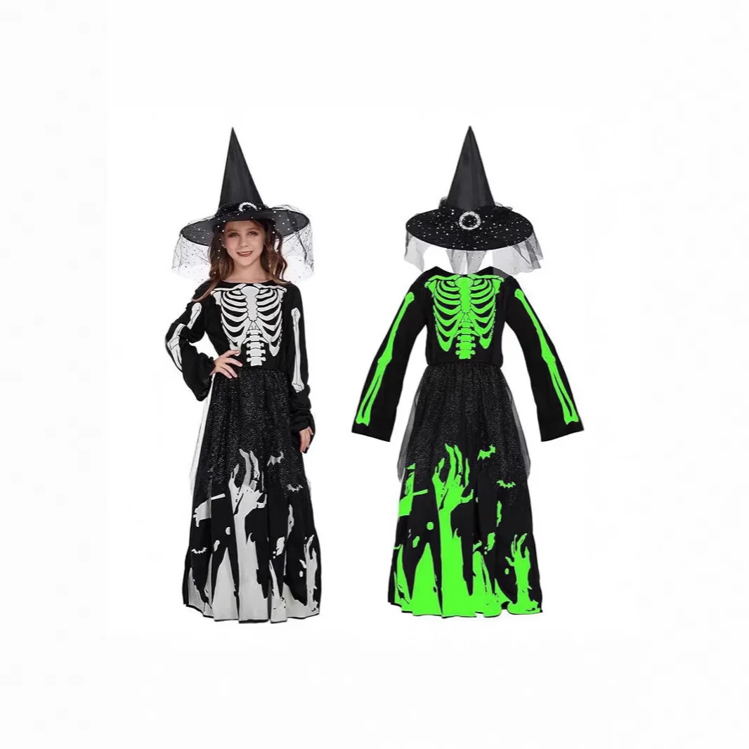 Костюм скелета на Хэллоуин, детская одежда, светящийся комбинезон со скелетом, облегающий костюм со скелетом, человеческий зомби, Бог смерти, розыгрыш
Костюм скелета на Хэллоуин, детская одежда, светящийся комбинезон со скелетом, облегающий костюм со скелетом, человеческий зомби, Бог смерти, розыгрыш