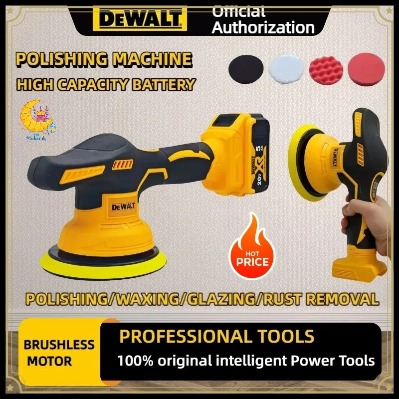 Беспроводная полировальная машинка Dewalt 20В с 8 режимами, цифровым дисплеем и долгим сроком службы батареи, электрическая машинка для полировки и вощения автомобиля, электроинструмент
Беспроводная полировальная машинка Dewalt 20В с 8 режимами, цифровым дисплеем и долгим сроком службы батареи, электрическая машинка для полировки и вощения автомобиля, электроинструмент