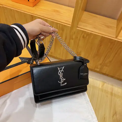 Women's New 2025 Design Sense Small Square Bag Korean Version Fashion Trend High Quality Single Shoulder Crossbody Bag Chain Bag