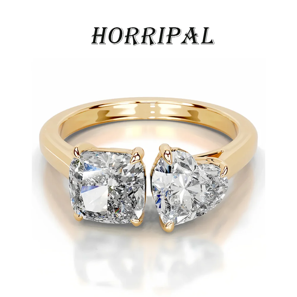 Кольцо HORRIPAL D VVS1 3.2CT с двумя камнями из муассанита для женщин, сертифицировано GRA, выращенный в лаборатории бриллиант, регулируемое, дизайнерское, роскошное ювелирное изделие
Кольцо HORRIPAL D VVS1 3.2CT с двумя камнями из муассанита для женщин, сертифицировано GRA, выращенный в лаборатории бриллиант, регулируемое, дизайнерское, роскошное ювелирное изделие