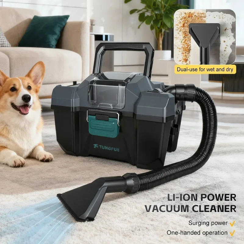 Бесщеточный пылесос 20 В для аккумулятора — мощный всасывающий беспроводной магазинный пылесос, пылесос для влажной и сухой уборки
Бесщеточный пылесос 20 В для аккумулятора — мощный всасывающий беспроводной магазинный пылесос, пылесос для влажной и сухой уборки