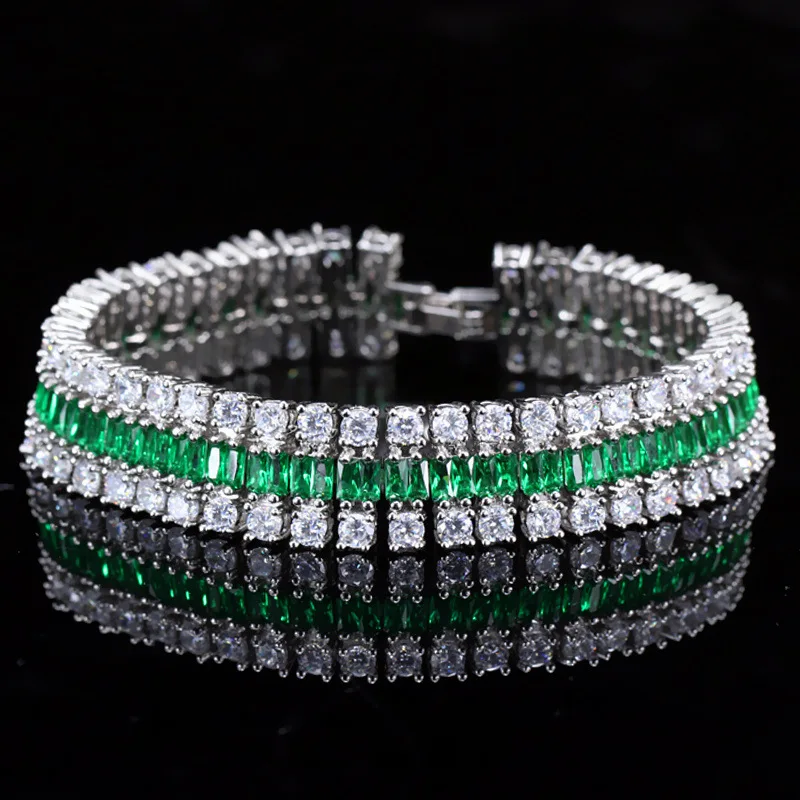 New 925 Silver Fashion 3-Row Bracelet Sterling Diamond Latest Style Hot Sale Charm for Woman
New 925 Silver Fashion 3-Row Bracelet Sterling Diamond Latest Style Hot Sale Charm for Woman