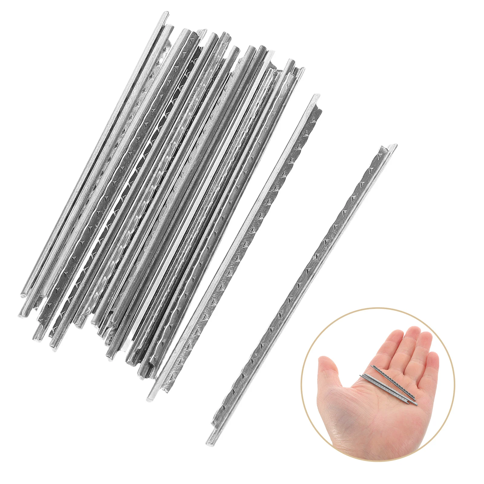 19 Pcs Guitar Frets Acoustic Parts Wire Classical Silver Instrument Production and Repair Tools Wires
19 Pcs Guitar Frets Acoustic Parts Wire Classical Silver Instrument Production and Repair Tools Wires