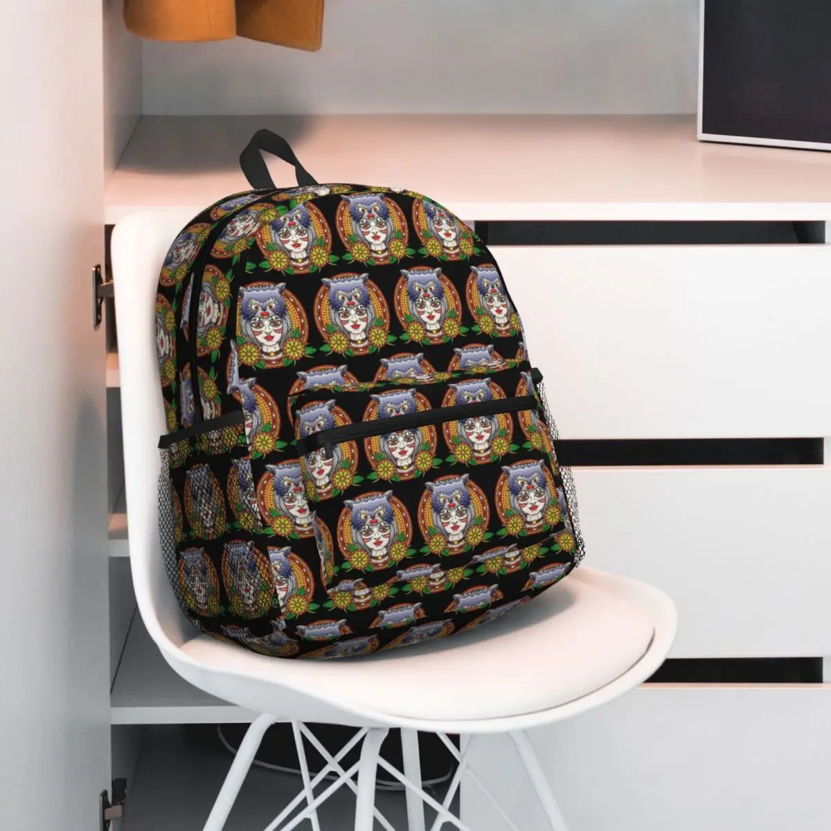 Girls Skull Tattoo Art Gothic Day Of The Dead Backpack Student BookBag Kids School Bag Computer Shoulder Bags for Men Women
Girls Skull Tattoo Art Gothic Day Of The Dead Backpack Student BookBag Kids School Bag Computer Shoulder Bags for Men Women