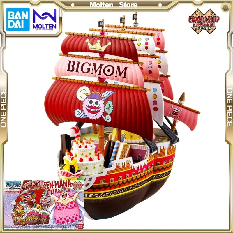 Bandai Original One Piece Grand Ship Collection Charlotte Linlin Big Mom Pirate Ship Anime Action Figure Model Kit Assembly
Bandai Original One Piece Grand Ship Collection Charlotte Linlin Big Mom Pirate Ship Anime Action Figure Model Kit Assembly