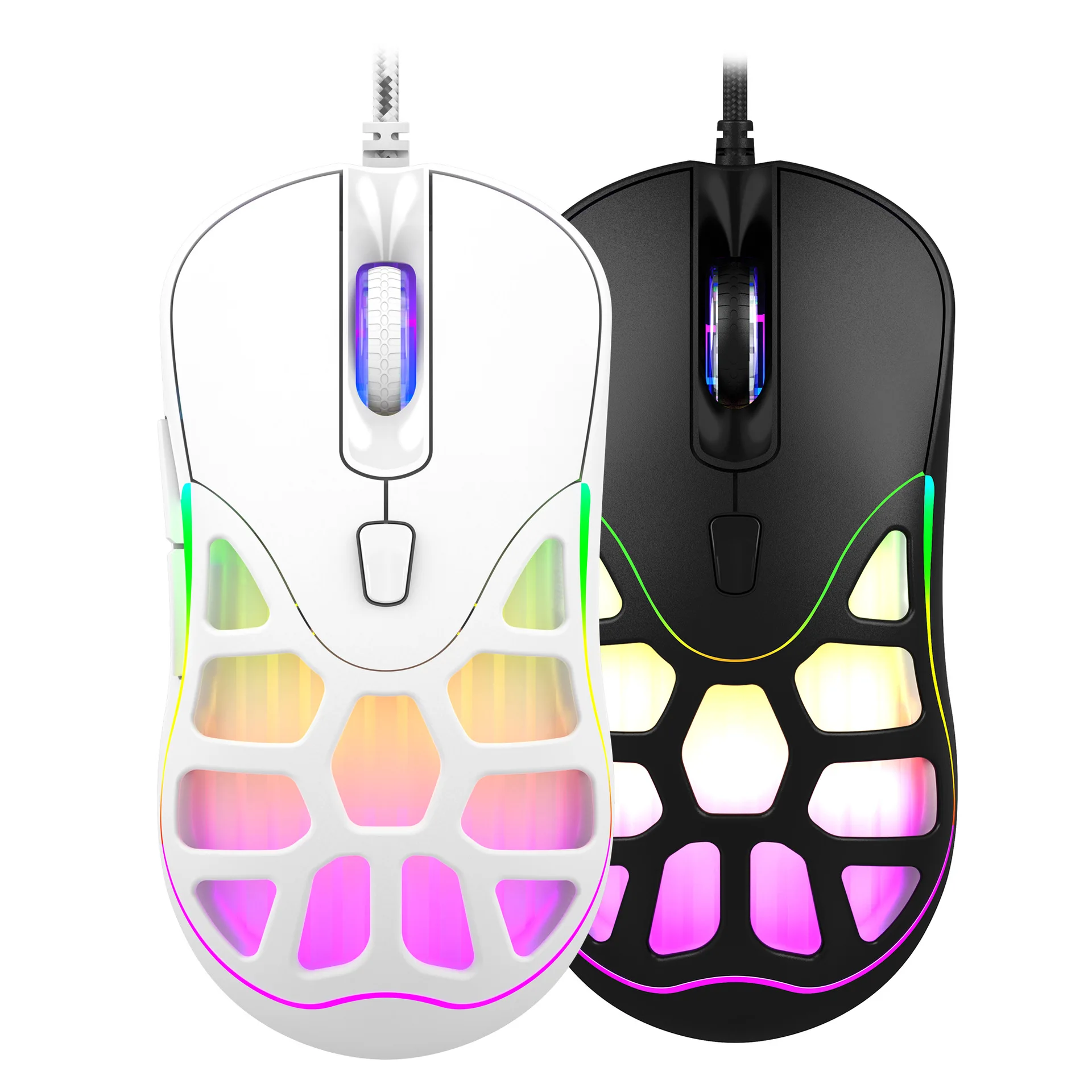 Wired Game Mouse Hollow Out Breathable RGB Lighting Effect Light Weight For Big Hand Support Software Macro Programming Mause
Wired Game Mouse Hollow Out Breathable RGB Lighting Effect Light Weight For Big Hand Support Software Macro Programming Mause