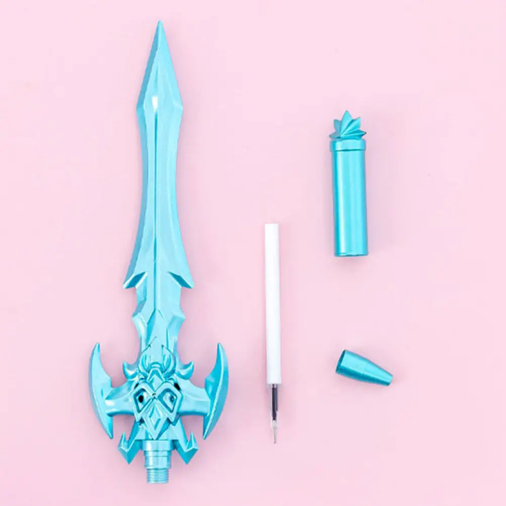 12Pcs Sword-Shaped Gel Pen Black Gel-Pens for Students Office Writing Drawing Doodling Cartoon Swords Pen Student Gel-Pen
12Pcs Sword-Shaped Gel Pen Black Gel-Pens for Students Office Writing Drawing Doodling Cartoon Swords Pen Student Gel-Pen