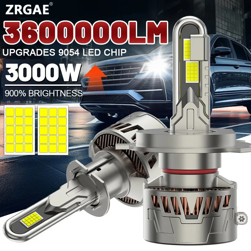 3000W H1 H4 H7 LED Headlight Bulbs 3600000LM Car Fog Light H8 H9 H11 Super Bright 9005 HB3 9006 HB4 CANbus Tuber Lamp 12V 6000K
3000W H1 H4 H7 LED Headlight Bulbs 3600000LM Car Fog Light H8 H9 H11 Super Bright 9005 HB3 9006 HB4 CANbus Tuber Lamp 12V 6000K