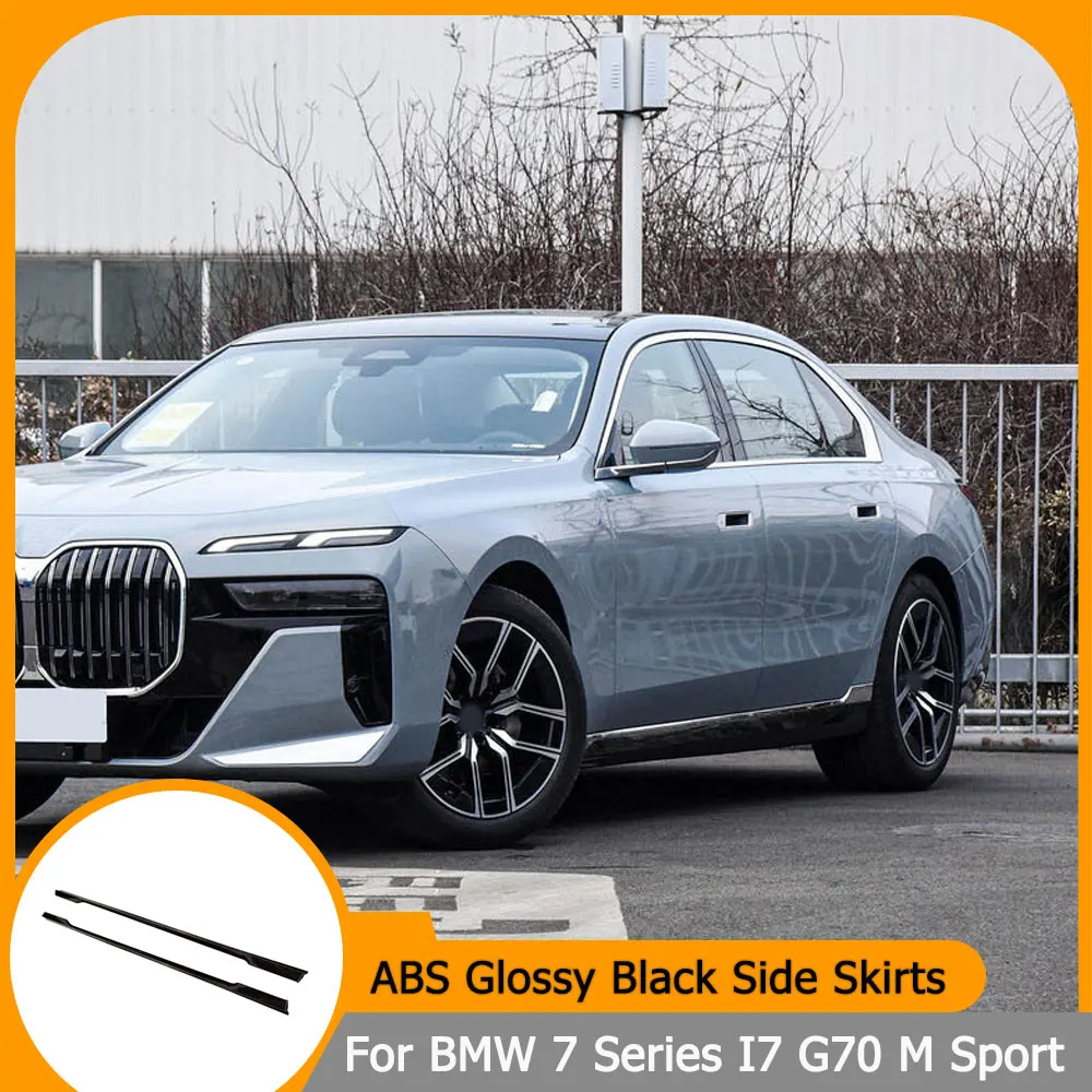Car Side Skirts Bumper Spoiler for BMW 7 Series I7 G70 M-Tech M Sport 2023 ABS Glossy Black Car Side Bumper Extensions Lip 4PCS
Car Side Skirts Bumper Spoiler for BMW 7 Series I7 G70 M-Tech M Sport 2023 ABS Glossy Black Car Side Bumper Extensions Lip 4PCS