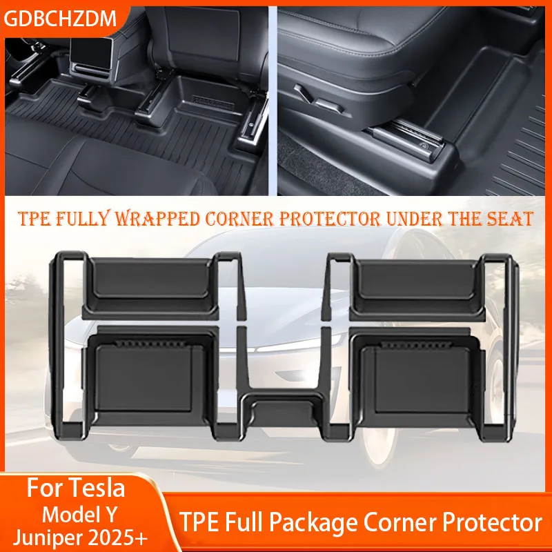 For Tesla Model Y 2025 TPE Under Seat Complete package Corner Guard Seat Slide Rails Protector Cover Anti-Kick Decor Accessories
For Tesla Model Y 2025 TPE Under Seat Complete package Corner Guard Seat Slide Rails Protector Cover Anti-Kick Decor Accessories