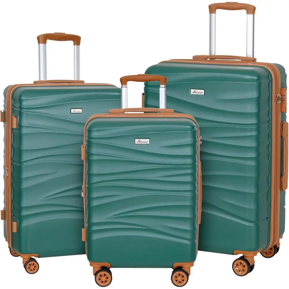 3-Piece Expandable Hardshell Suitcase Set, TSA Lock, Spinner Wheels, 22/26/30 Inch, Green
3-Piece Expandable Hardshell Suitcase Set, TSA Lock, Spinner Wheels, 22/26/30 Inch, Green
