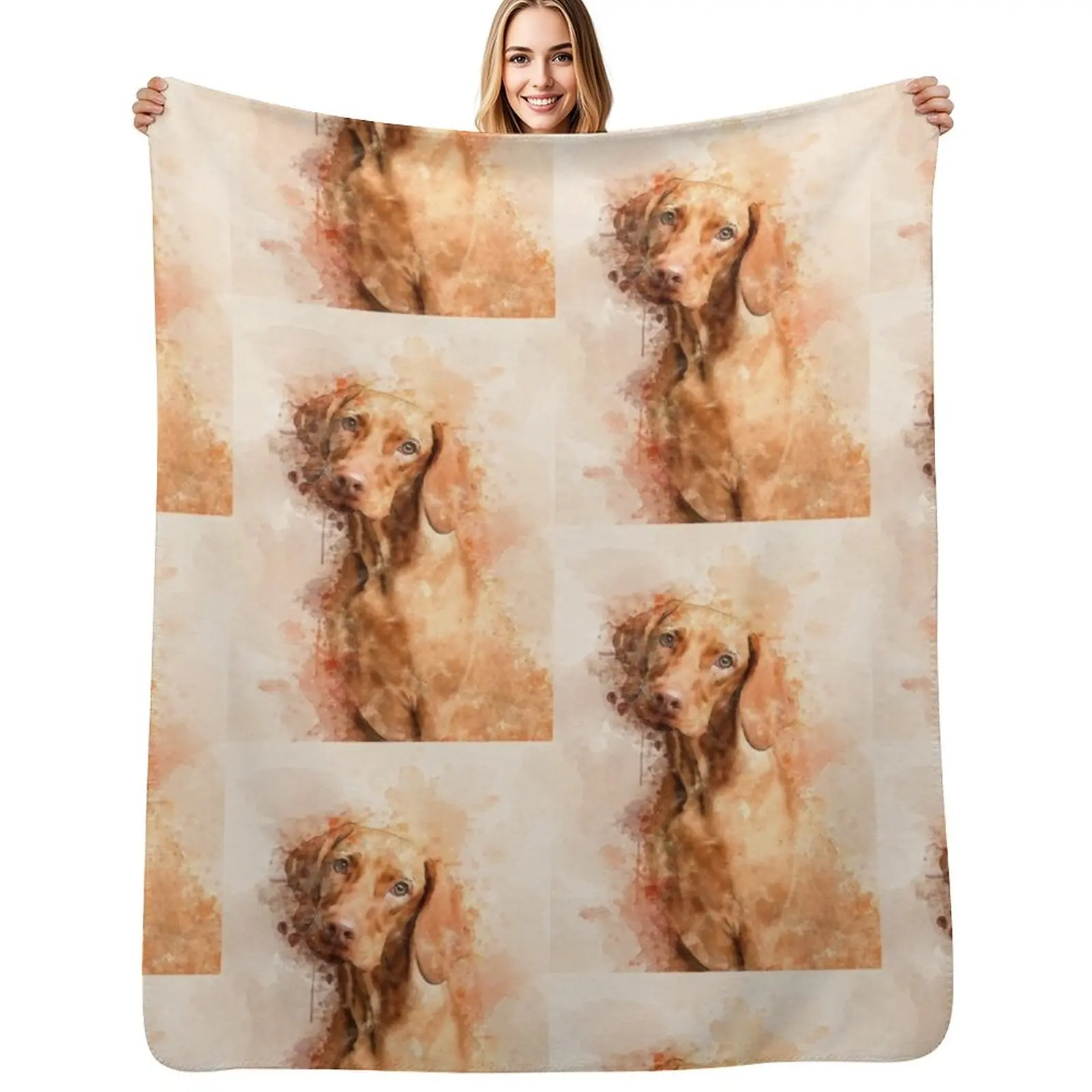 Vizsla Art Throw Blanket funny gift Vintage Blankets For Bed Flannel Fabric Blankets 
Vizsla Art Throw Blanket funny gift Vintage Blankets For Bed Flannel Fabric Blankets