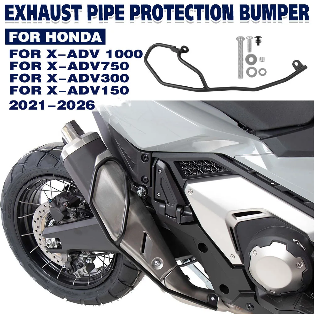 X-ADV750 Steel Collision Rod Exhaust Shield Muffler Pipe Bumper Protector Cover For Honda X-ADV 150 300 750 1000 XADV 2021-2026
X-ADV750 Steel Collision Rod Exhaust Shield Muffler Pipe Bumper Protector Cover For Honda X-ADV 150 300 750 1000 XADV 2021-2026