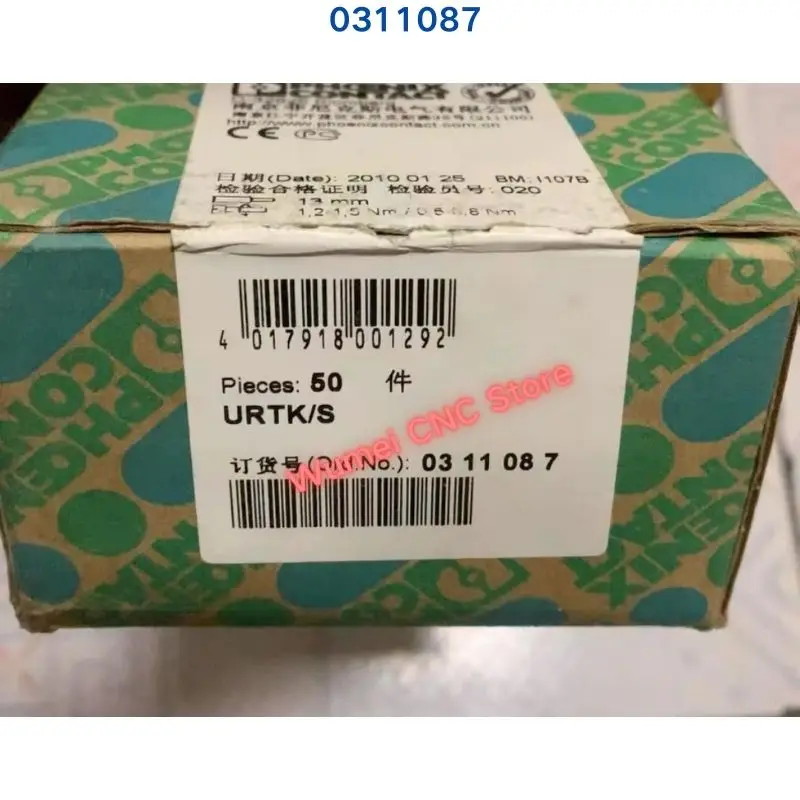 For brand new Phoenix URTK/S - Test disconnect terminal block ,0311087 1 box of 50 pieces
For brand new Phoenix URTK/S - Test disconnect terminal block ,0311087 1 box of 50 pieces