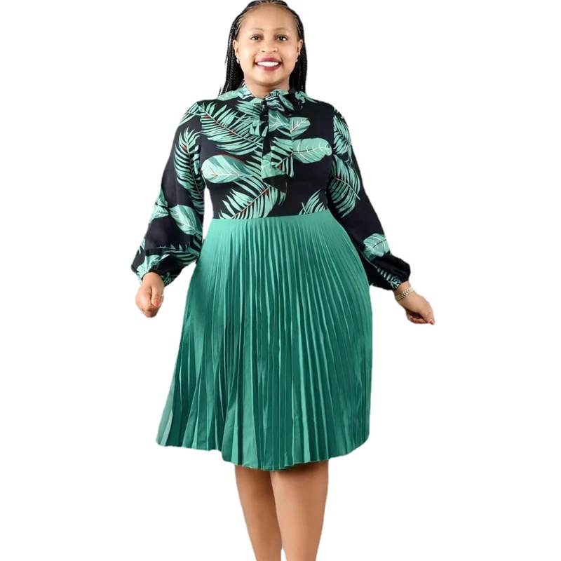 African Dresses for Women Summer African Women Long Sleeve Printing Knee-length Dress African Clothes African Print Dresses
African Dresses for Women Summer African Women Long Sleeve Printing Knee-length Dress African Clothes African Print Dresses