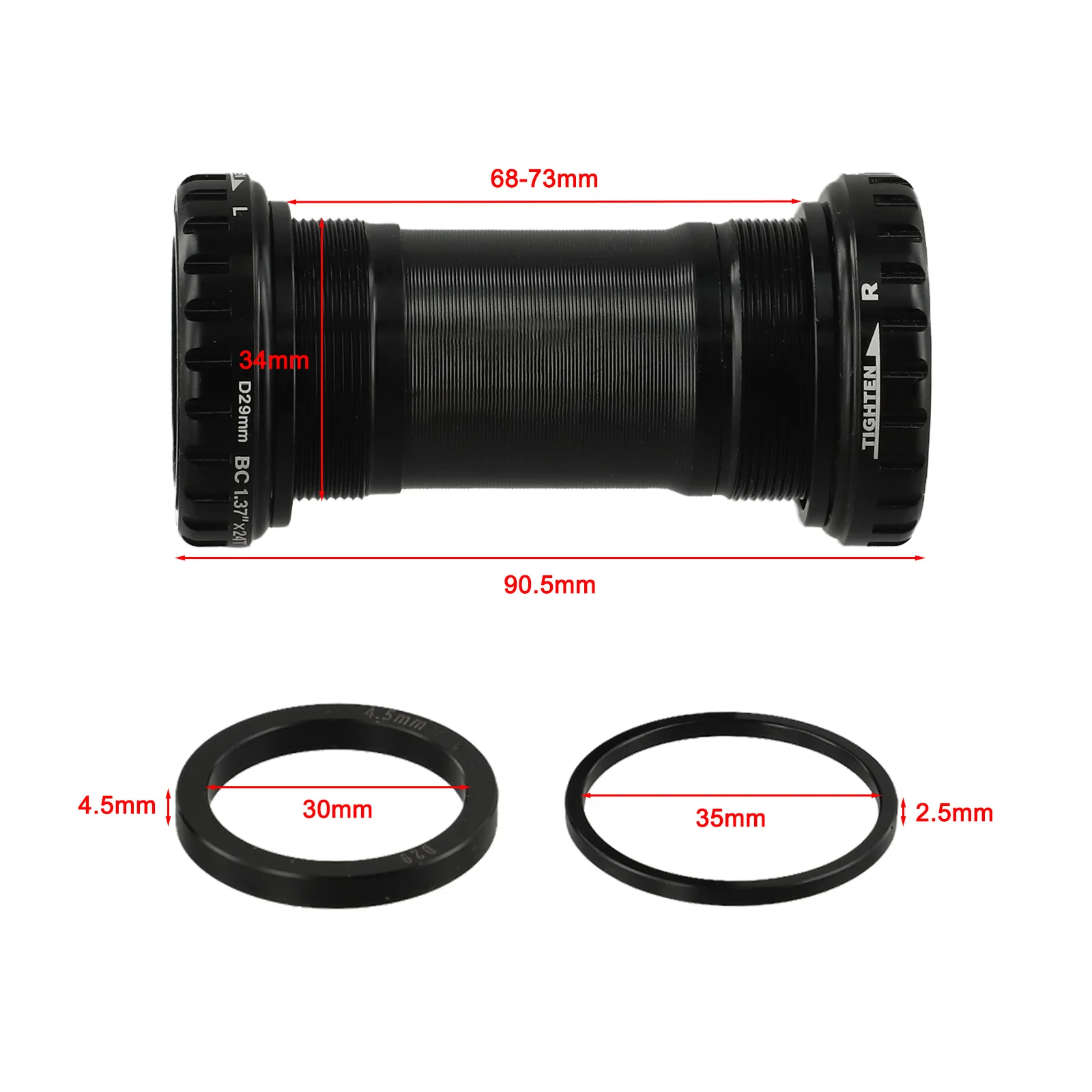 Biking Accessories Bicycle Bottom Bracket Enhanced Performance Bicycle Bracket Aluminum Bicycle Part Lightweight Design
Biking Accessories Bicycle Bottom Bracket Enhanced Performance Bicycle Bracket Aluminum Bicycle Part Lightweight Design