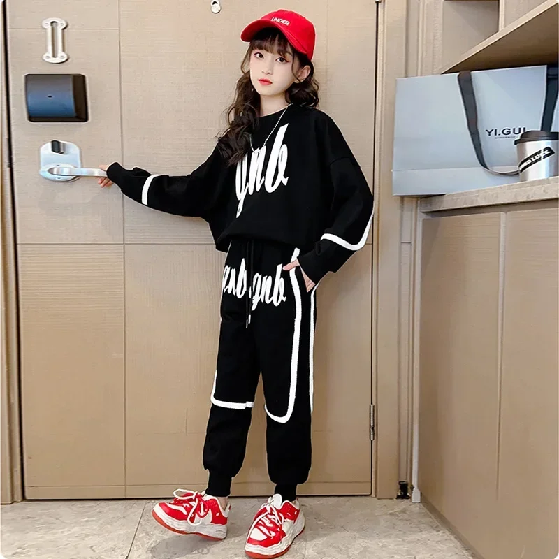 Spring Autumn School Girls Sport Suit Printed Hooded Sweatshirt+Sport Pants 2pcs Teen Girl clothes set Children Tracksuit outfit
Spring Autumn School Girls Sport Suit Printed Hooded Sweatshirt+Sport Pants 2pcs Teen Girl clothes set Children Tracksuit outfit