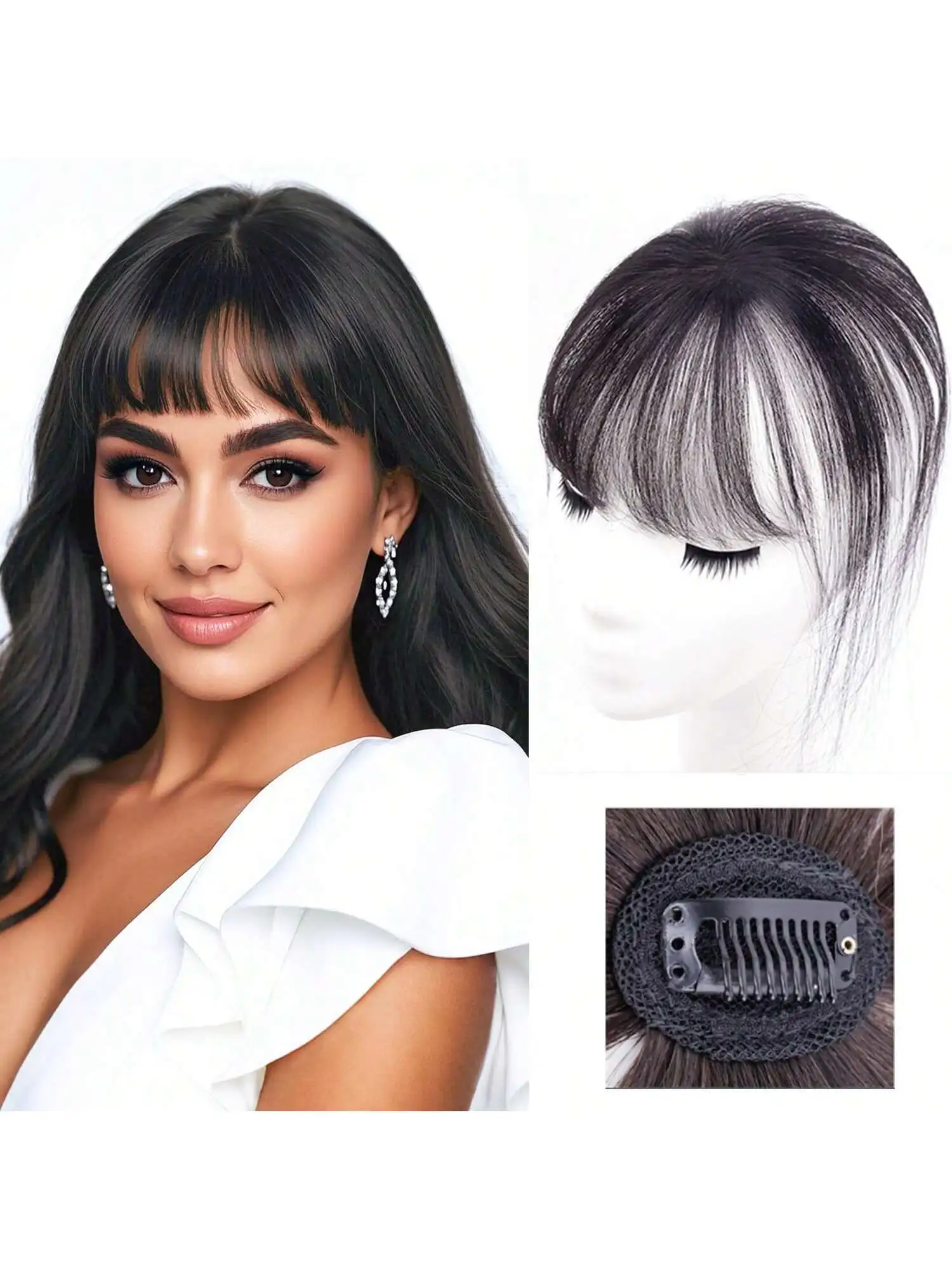 Синтетическая заколка для челки, натуральные волосы, воздушная челка для женщин, 3D воздушная челка, наращивание на клипсах, невидимые шиньоны, повседневная одежда
Синтетическая заколка для челки, натуральные волосы, воздушная челка для женщин, 3D воздушная челка, наращивание на клипсах, невидимые шиньоны, повседневная одежда