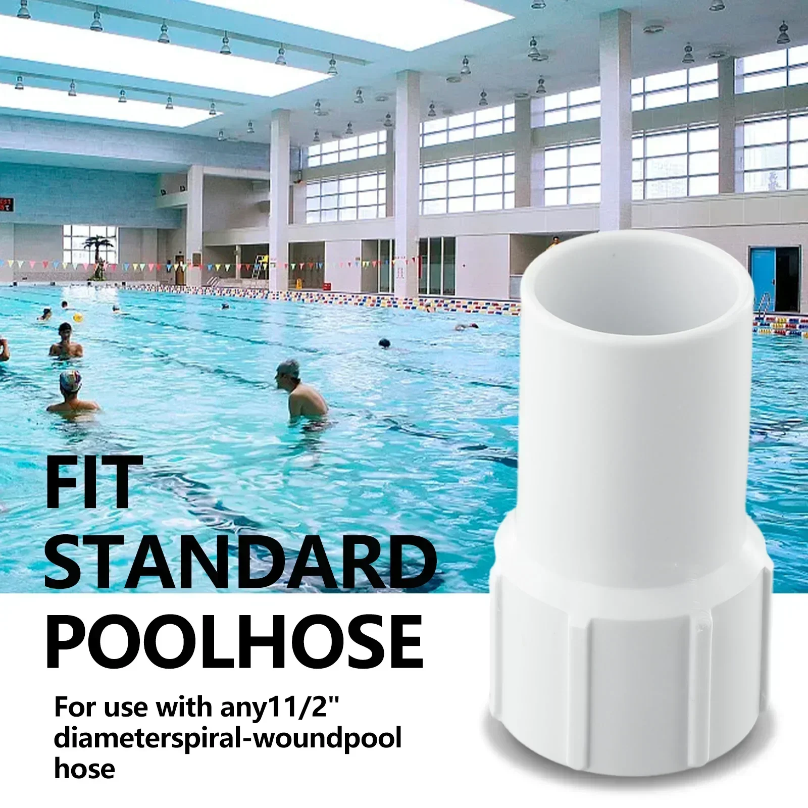 1pc Swimming Pool Hose Connector Pool Hose End Cuff Left Hand 38mm For Pool Vacuum Hose 38mm Threaded Suction Pipe
1pc Swimming Pool Hose Connector Pool Hose End Cuff Left Hand 38mm For Pool Vacuum Hose 38mm Threaded Suction Pipe