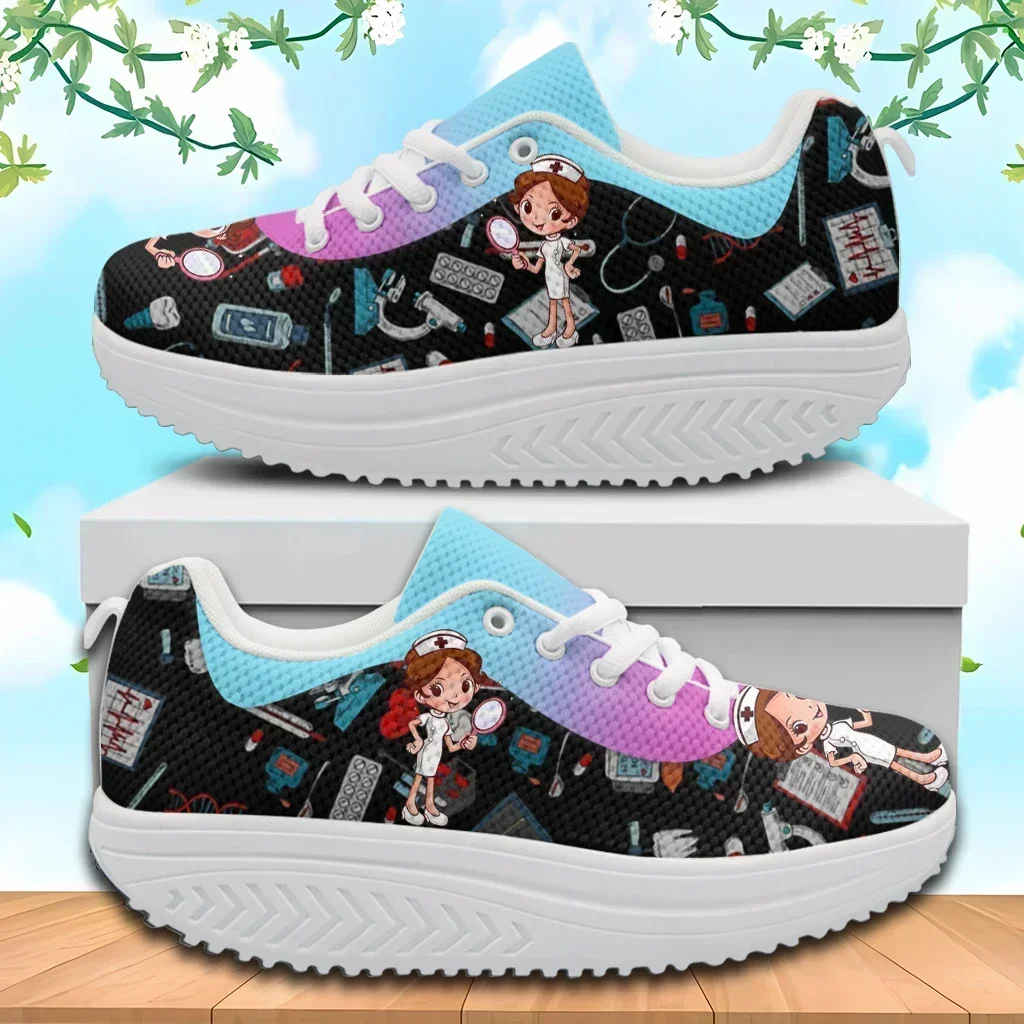 Fashion Women's Nurse Shoes Non-Slip Soft Platform Sneakers Medical Assitant Pattern Air Cushion Footwear Zapatos
Fashion Women's Nurse Shoes Non-Slip Soft Platform Sneakers Medical Assitant Pattern Air Cushion Footwear Zapatos