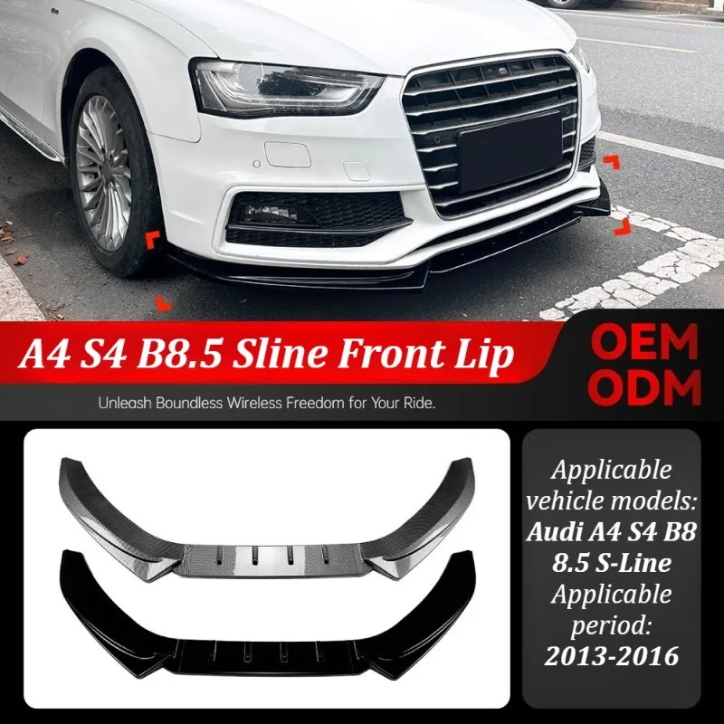 For Audi A4 S4 B8 8.5 S-Line 2013-2016 Front Bumper Lip Spoiler Splitter Diffuser Body Kit Styling Upgrade Modification Parts
For Audi A4 S4 B8 8.5 S-Line 2013-2016 Front Bumper Lip Spoiler Splitter Diffuser Body Kit Styling Upgrade Modification Parts