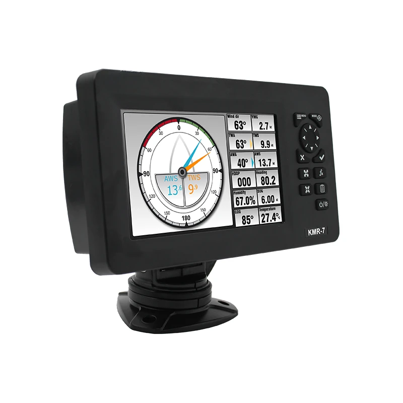 Inch Multi-function Display With NMEA / NMEA0183 / NMEA2000 Multiplexer / Weather Station Anemometer Repeater
Inch Multi-function Display With NMEA / NMEA0183 / NMEA2000 Multiplexer / Weather Station Anemometer Repeater