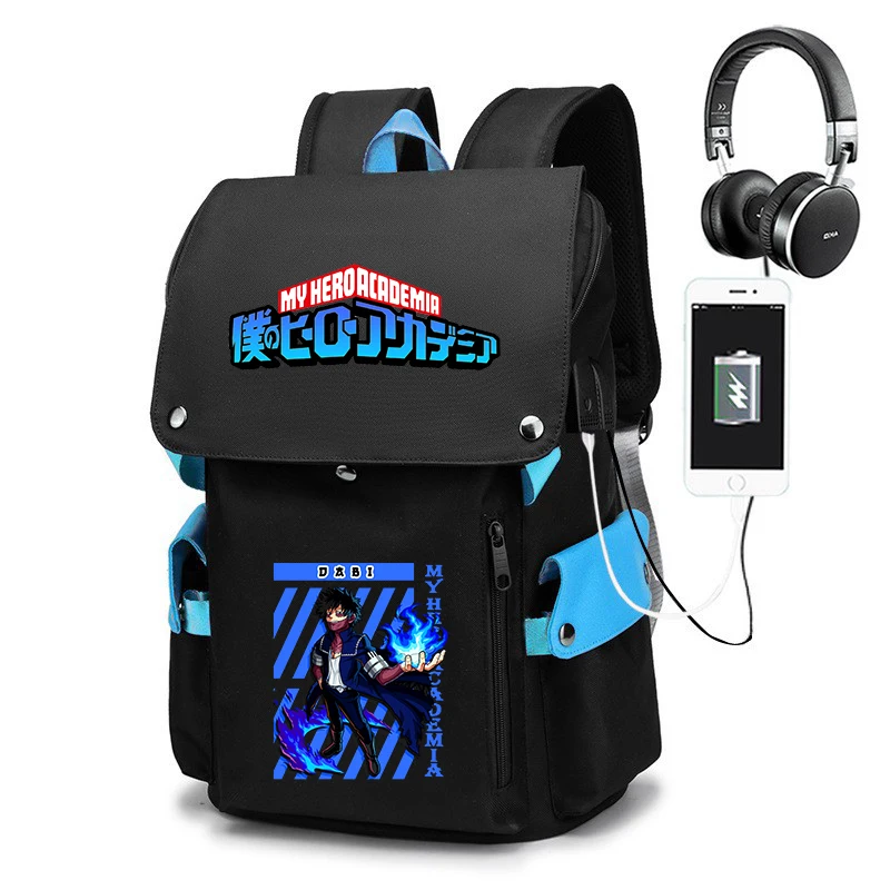 My Hero Academia Dabi Print Student Backpack Large Capacity Casual Daypack for Boys School Bag
My Hero Academia Dabi Print Student Backpack Large Capacity Casual Daypack for Boys School Bag