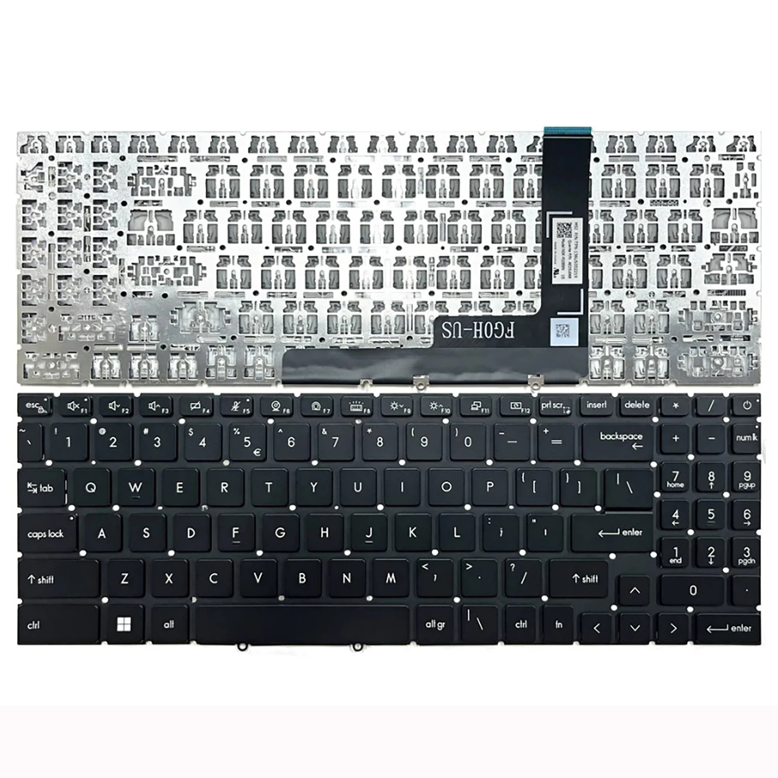 US Layout for MSI Creator Z16P B12UG B12UHT Z17 A12UET A12UMS MSI Stealth GS77 12U 12UE 12UG 12UH MS-17P1 Laptop Keyboard
US Layout for MSI Creator Z16P B12UG B12UHT Z17 A12UET A12UMS MSI Stealth GS77 12U 12UE 12UG 12UH MS-17P1 Laptop Keyboard