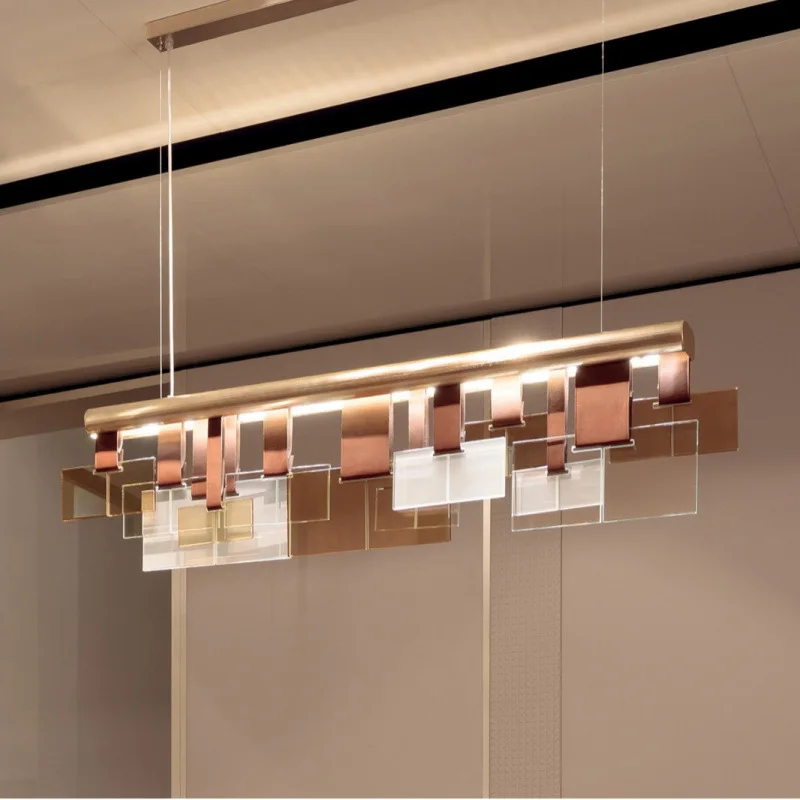 Designer light luxury dining table restaurant main light 2025 new high-end one-word long Italian minimalist chandelier
Designer light luxury dining table restaurant main light 2025 new high-end one-word long Italian minimalist chandelier