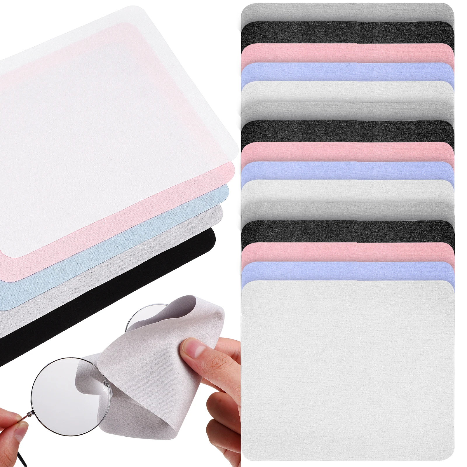 20 Pcs Microfiber Cleaning Cloth 15X18CM Lens Cleaner Reusable Portable Gray White Blue Pink Black
20 Pcs Microfiber Cleaning Cloth 15X18CM Lens Cleaner Reusable Portable Gray White Blue Pink Black